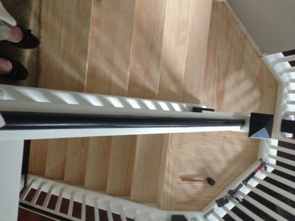 wooden stair remodel