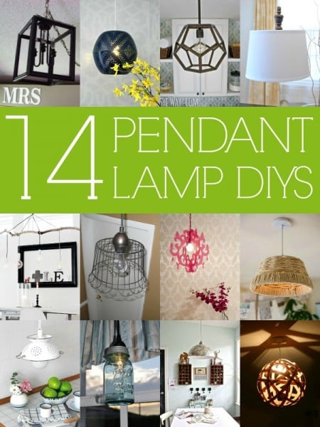 DIY Pendant Lamps via Remodelaholic