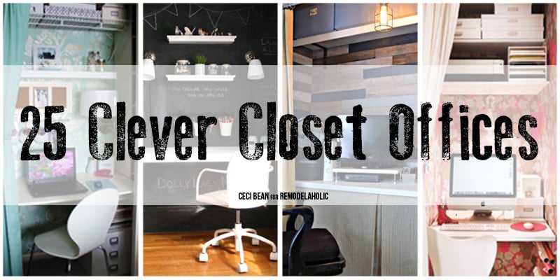 25 Clever Closet Offices That’ll Make You Want to Work From Home