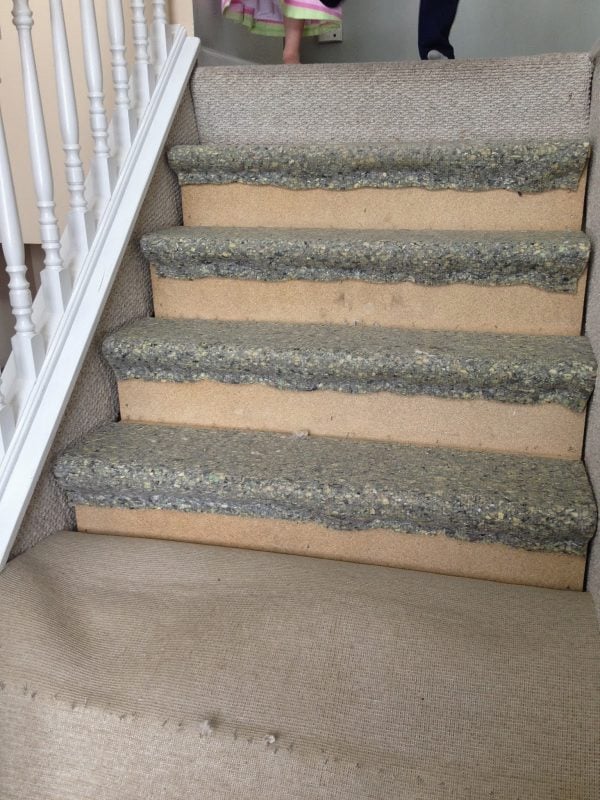 removing carpet from the stairs, The Serene Swede on Remodelaholic