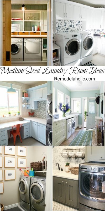 Medium Sized Laundry Room Ideas @remodelaholic #laundry