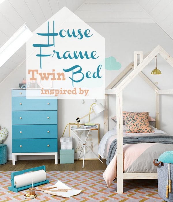 House frame twin bed