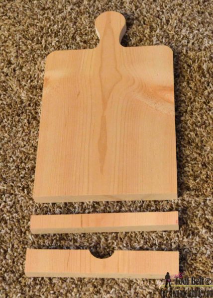 diy wood iPad stand tablet holder, template and tutorial
